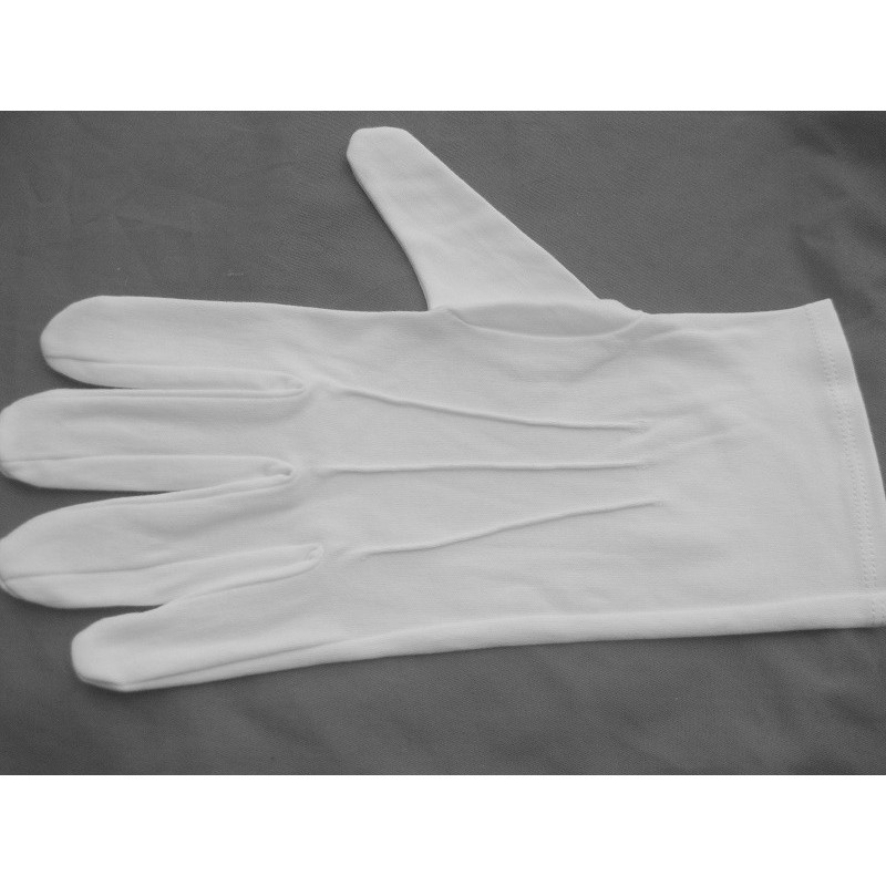 Gants blancs 100% coton taille 9 - Fiesta Republic