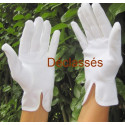 1 paire de gants blancs coton épais DECLASSES