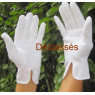 1 paire de gants blancs coton épais DECLASSES